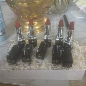 Dior Rouge Lipstick Set - Red